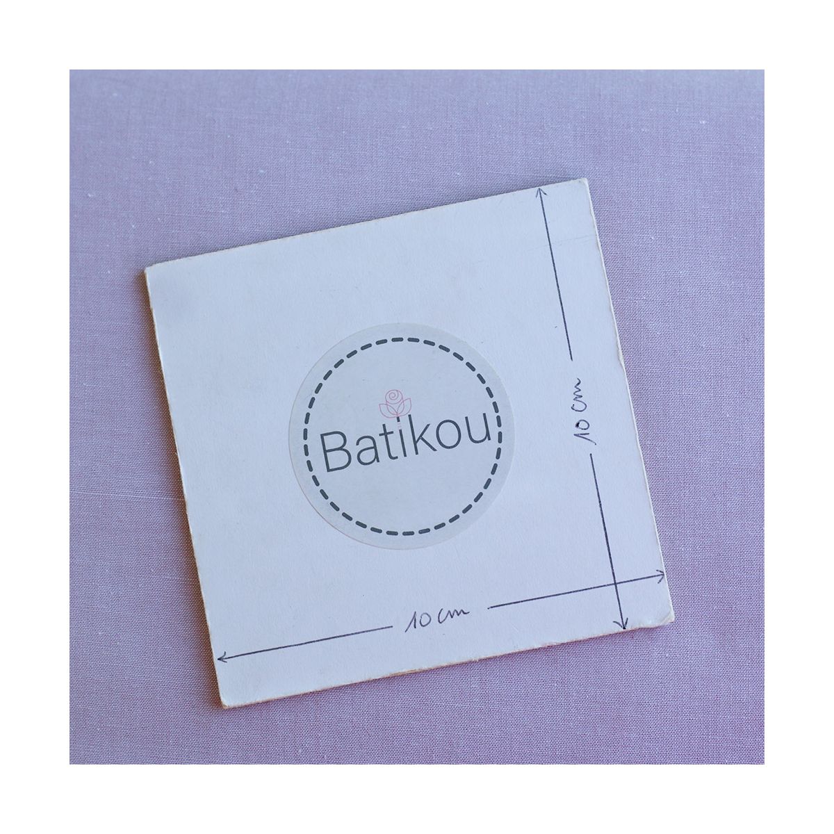 Popeline coton uni chiné effet chambray parme