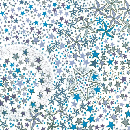 Liberty Adelajda nuances de bleu canard