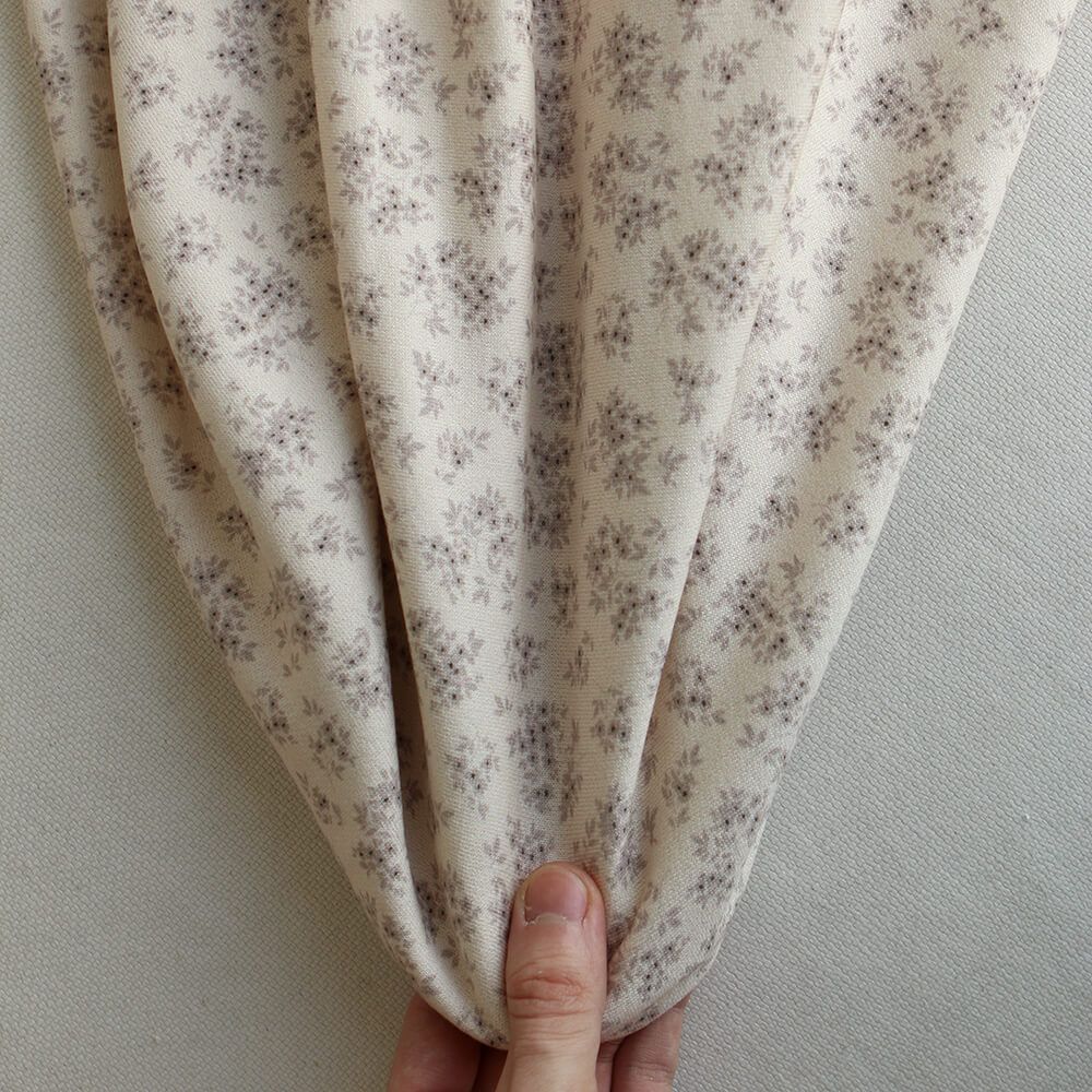 Soumeya - Sweat mélange de coton bouclettes motif exclusif Soumeya taupe