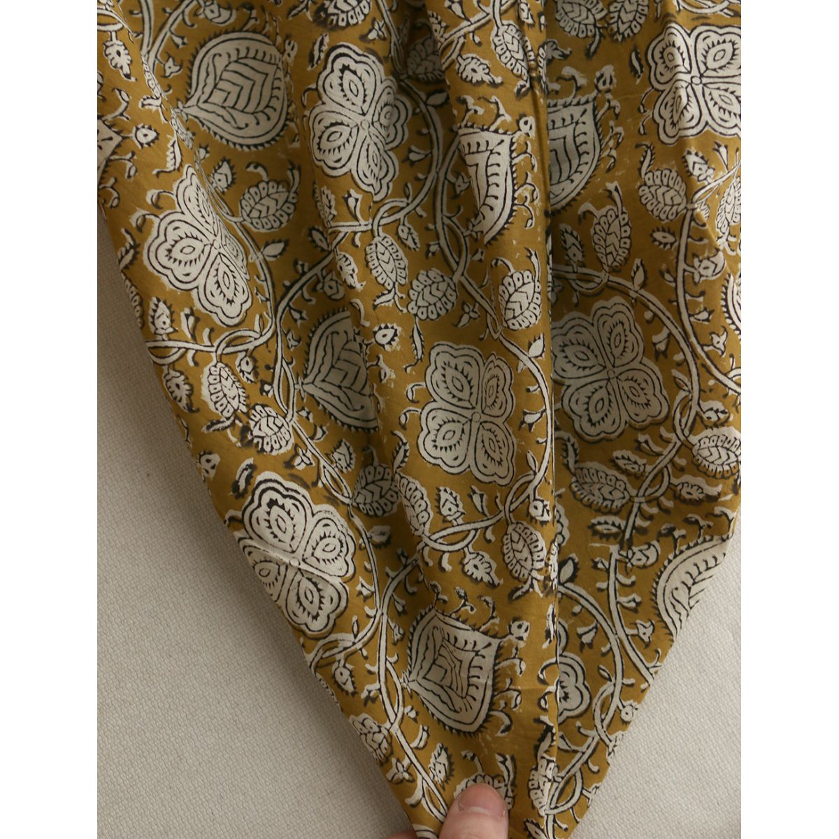 Rina - Tissu indien coton hand block traditionnel