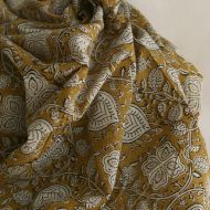 Rina - Tissu indien coton hand block traditionnel