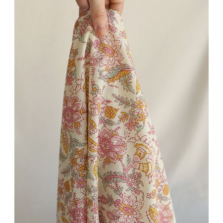 Naveen - Tissu indien coton hand block traditionnel