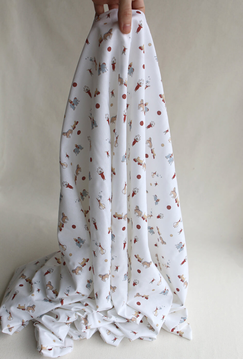 Bozo - Popeline douce coton personnages de cirque