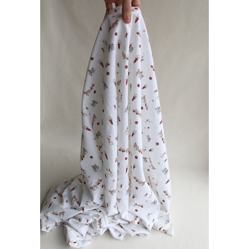 Bozo - Popeline douce coton personnages de cirque