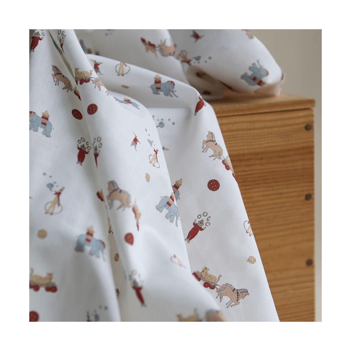 Bozo - Popeline douce coton personnages de cirque