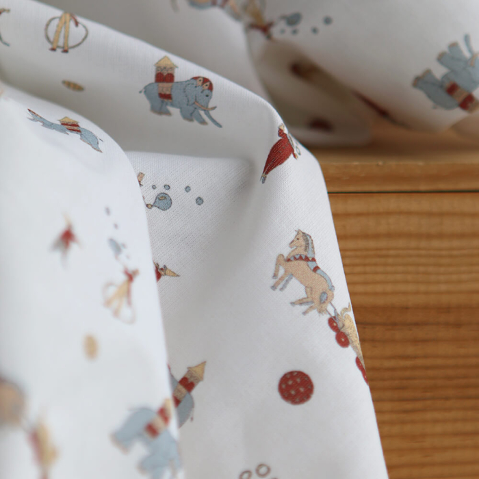 Bozo - Popeline douce coton personnages de cirque