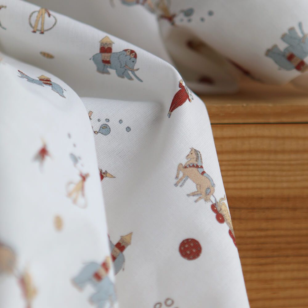 Bozo - Popeline douce coton personnages de cirque