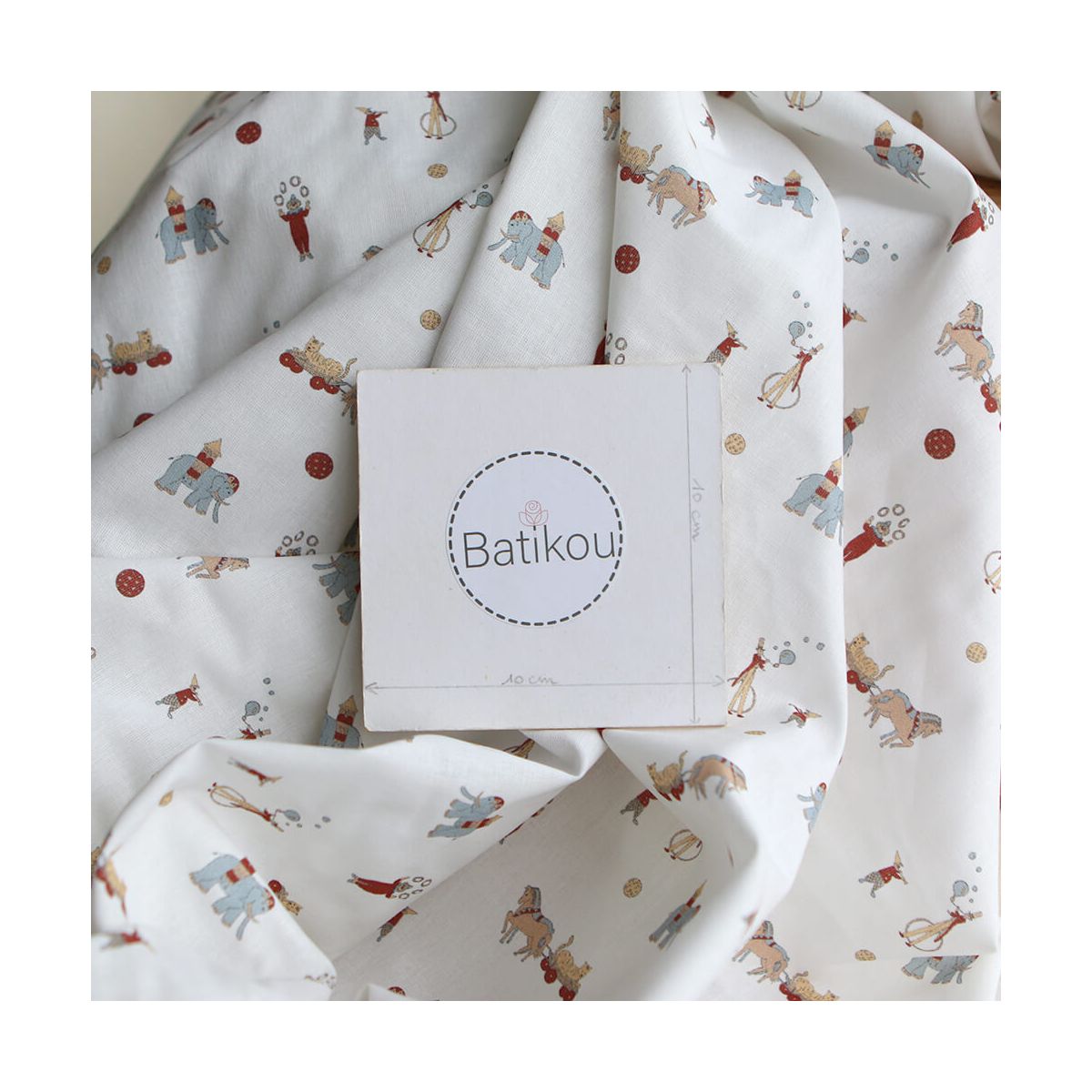 Bozo - Popeline douce coton personnages de cirque