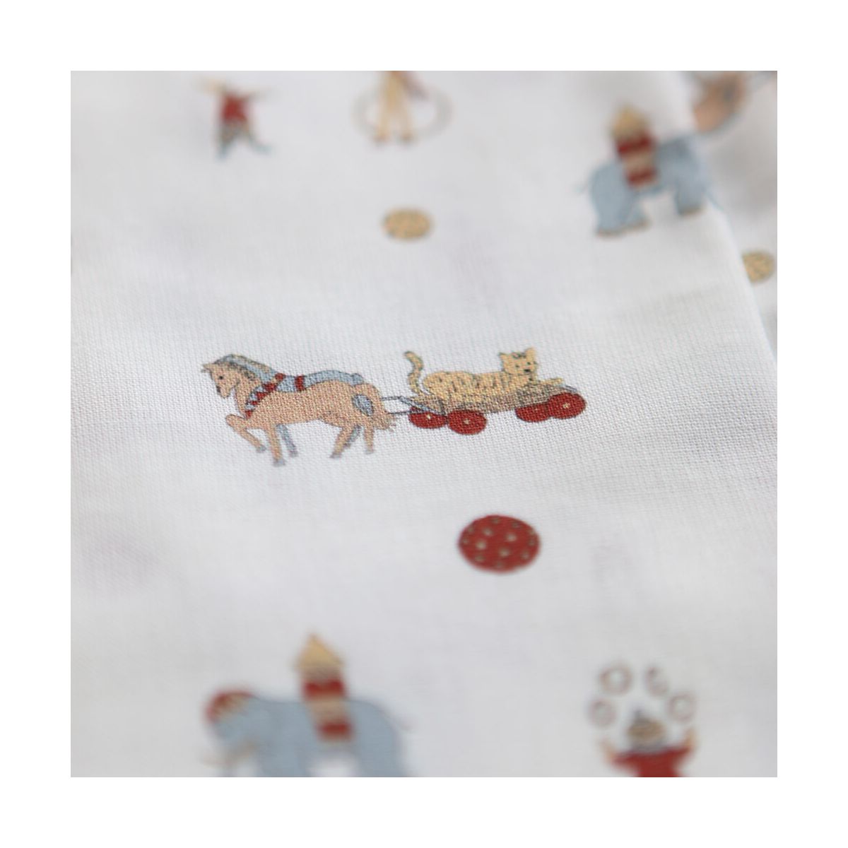 Bozo - Popeline douce coton personnages de cirque