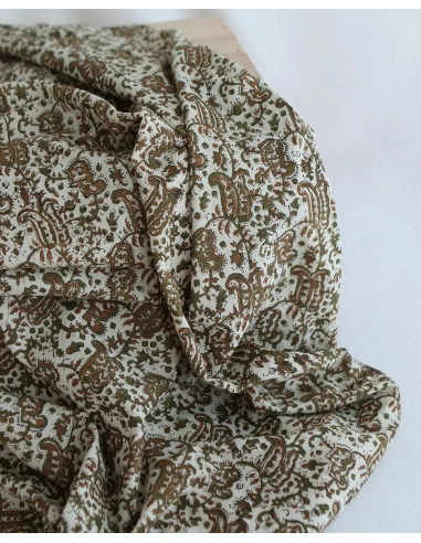 Neela - Tissu indien coton hand block traditionnel