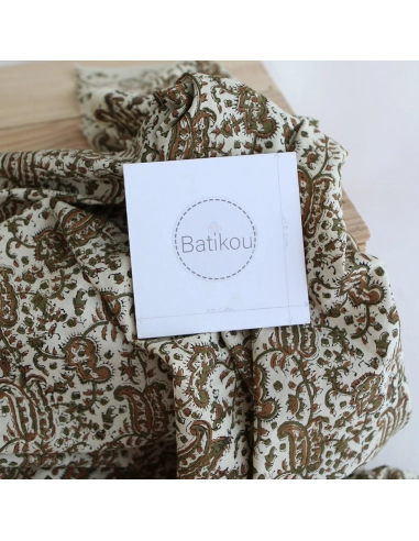 Neela - Tissu indien coton hand block traditionnel