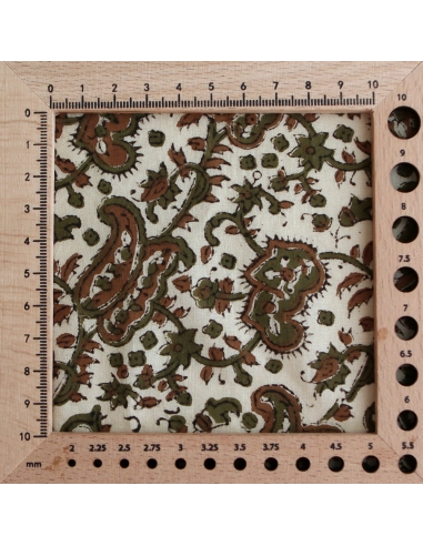 Neela - Tissu indien coton hand block traditionnel