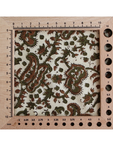 Neela - Tissu indien coton hand block traditionnel