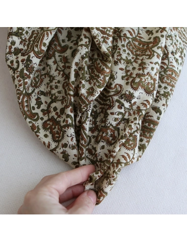 Neela - Tissu indien coton hand block traditionnel