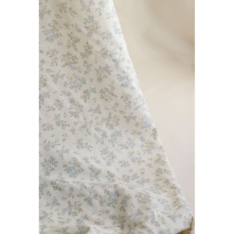 copy of Scarlett - Popeline douce coton organique fond ivoire imprimé fleuri