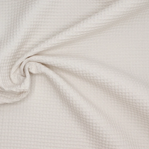 Coton BIO nid d'abeille coloris sable