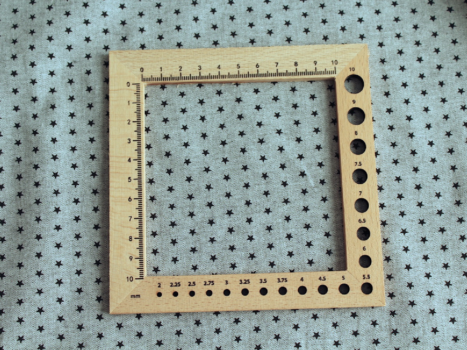 Chambray coton coloris gris chiné à motif étoiles Batikou - 6