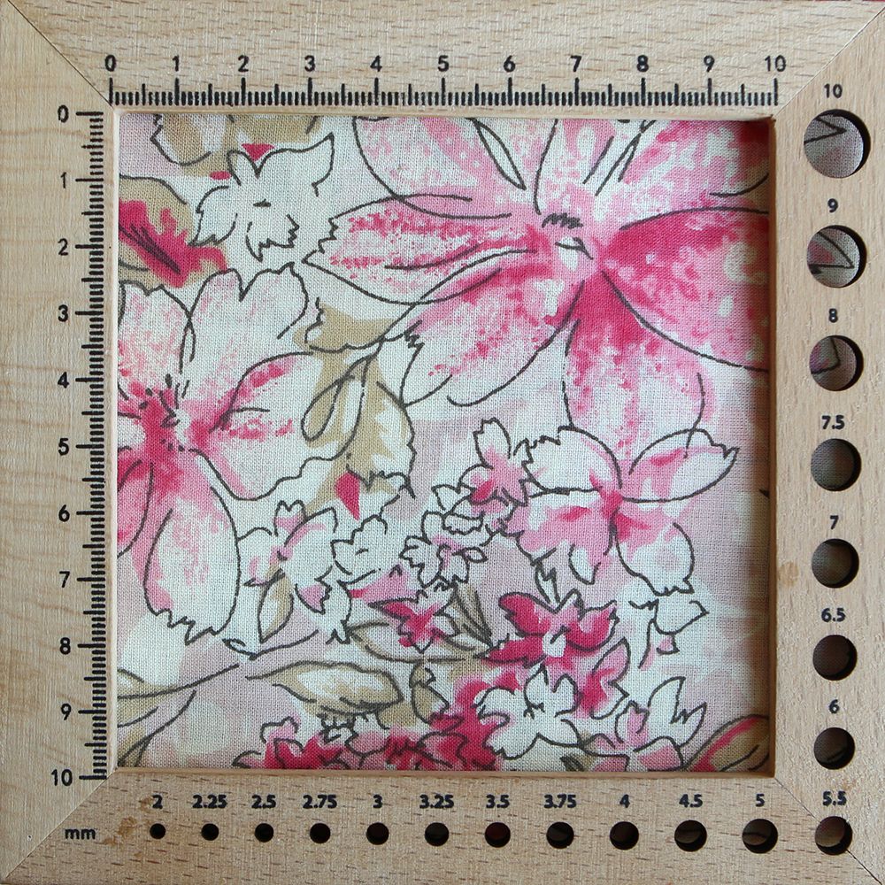 Indira - Tissu indien en coton imprimé main Hand Block