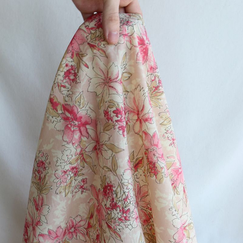 Indira - Tissu indien en coton imprimé main Hand Block