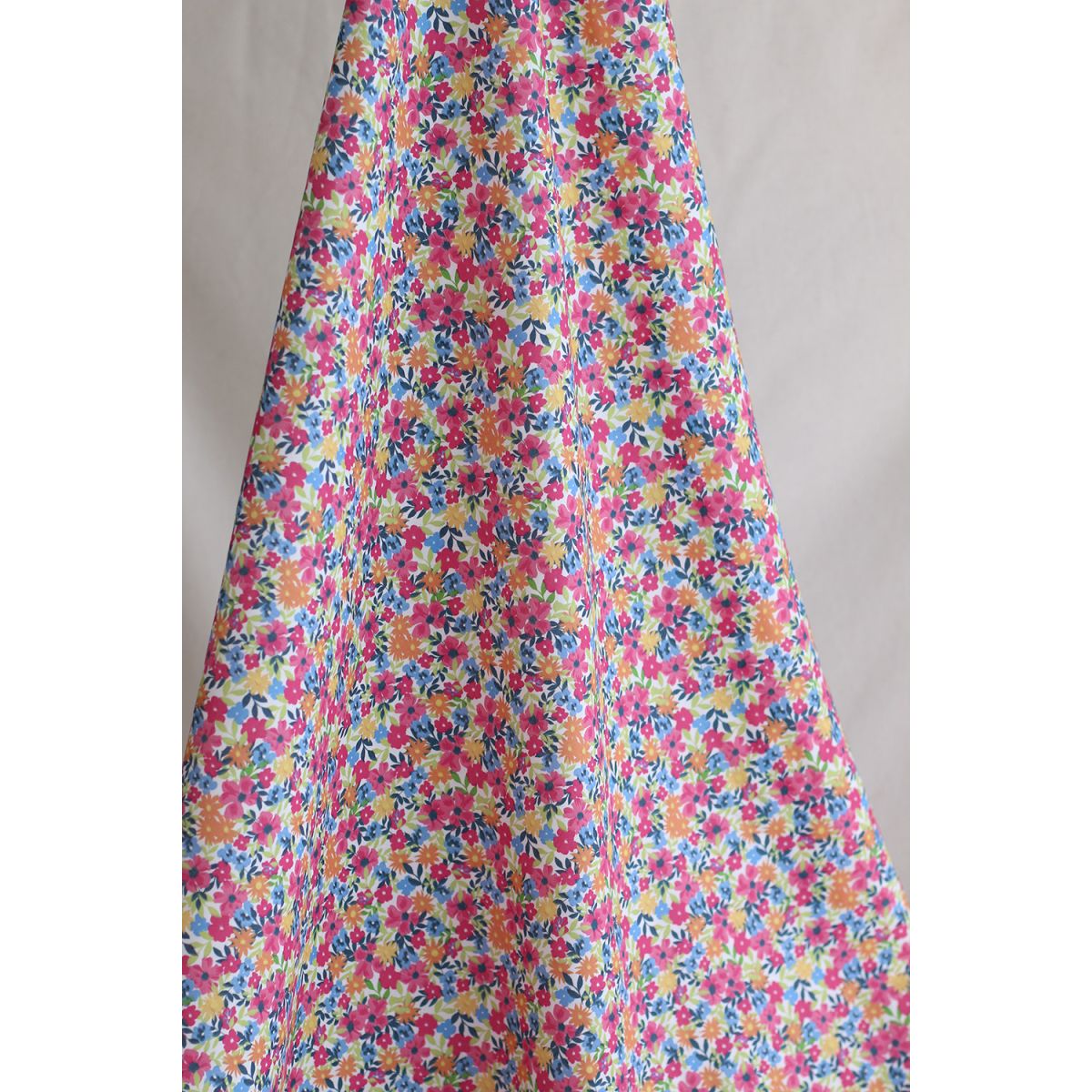 copy of Suzy - Batiste de coton douce à imprimé fleuri bleu