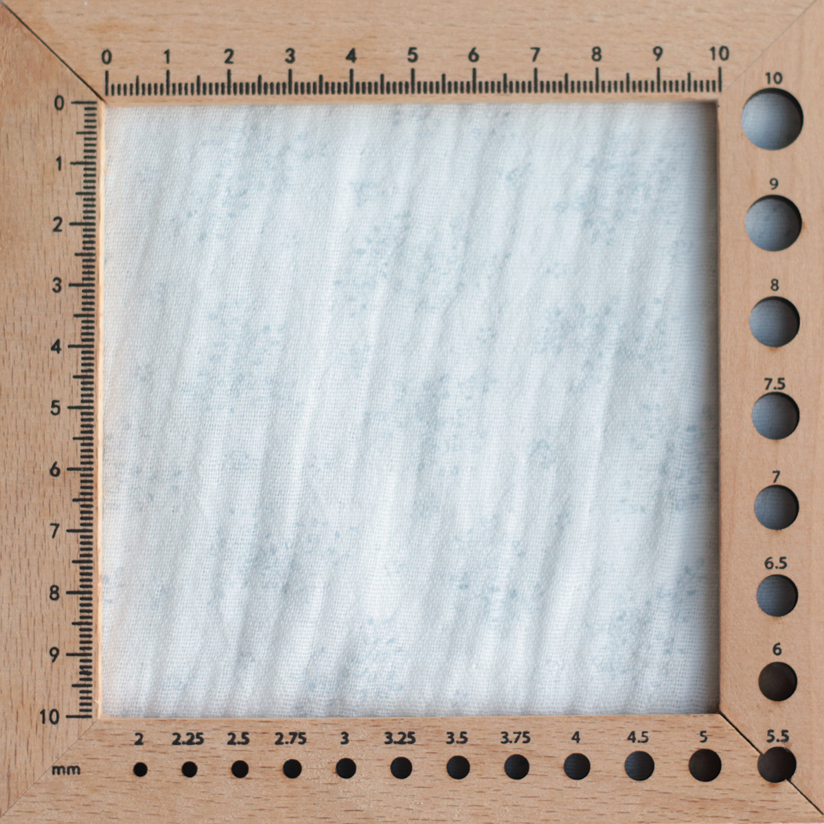 copy of Clémence - Double gaze de coton BIO blanc motif fleuri rose