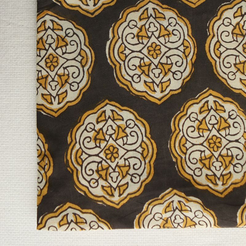 Rani - Tissu indien coton hand block traditionnel