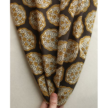 Rani - Tissu indien coton hand block traditionnel