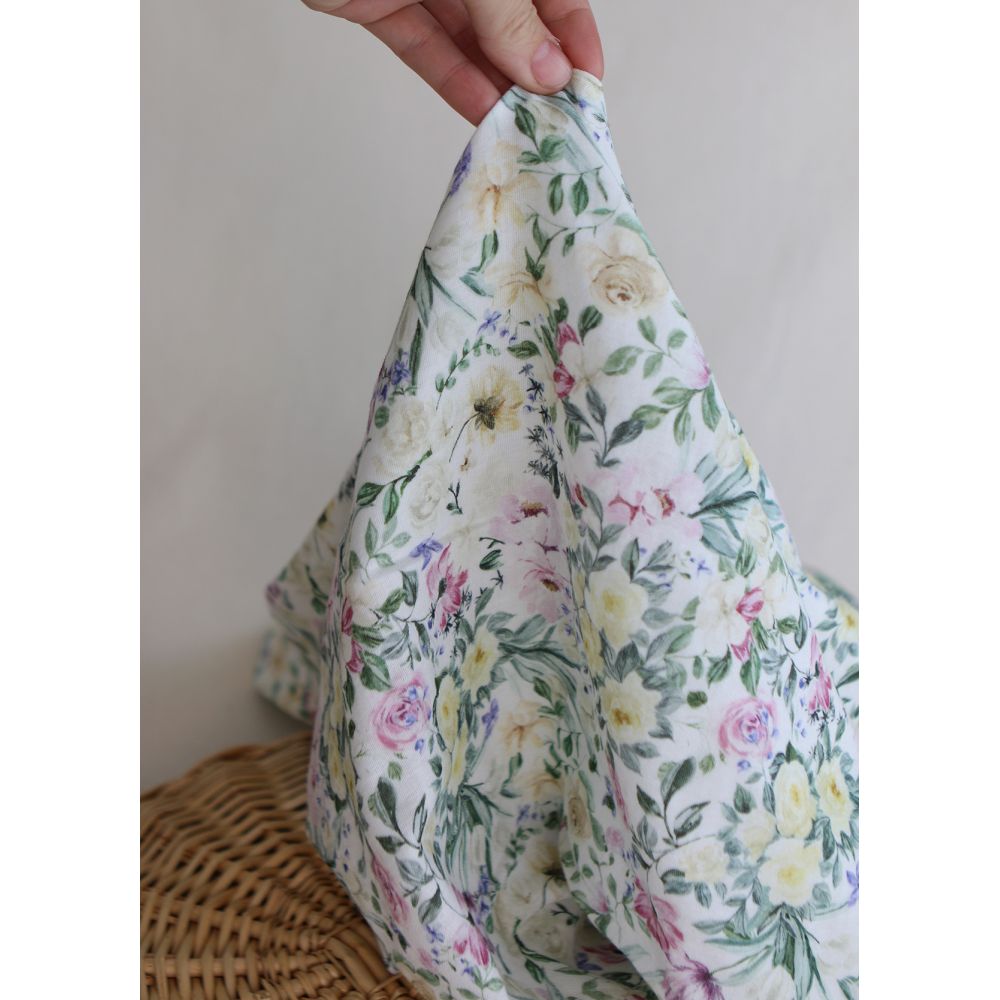 copy of Sephora - Double gaze de coton BIO fleuri aquarelle