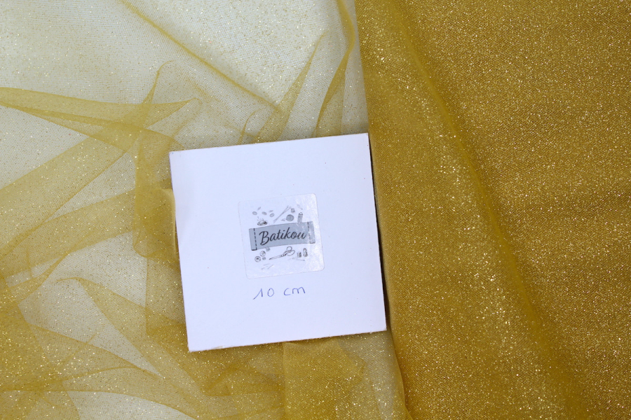 Tulle semi rigide paillettes rouge argent noir  2