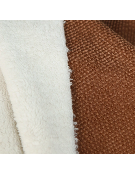 Norton - Velours à côtes doublé moumoute / fourrure écureuil