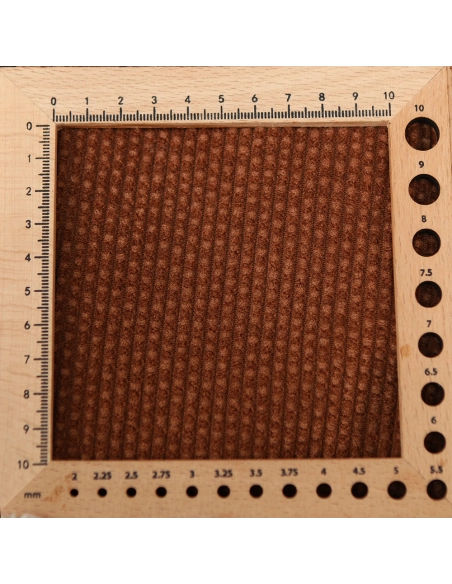 Norton - Velours à côtes doublé moumoute / fourrure écureuil