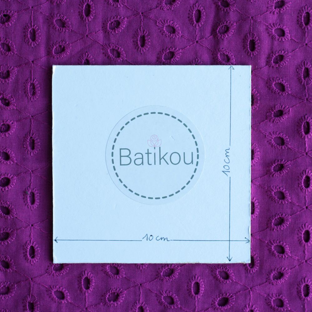 Coton broderie anglaise coloris