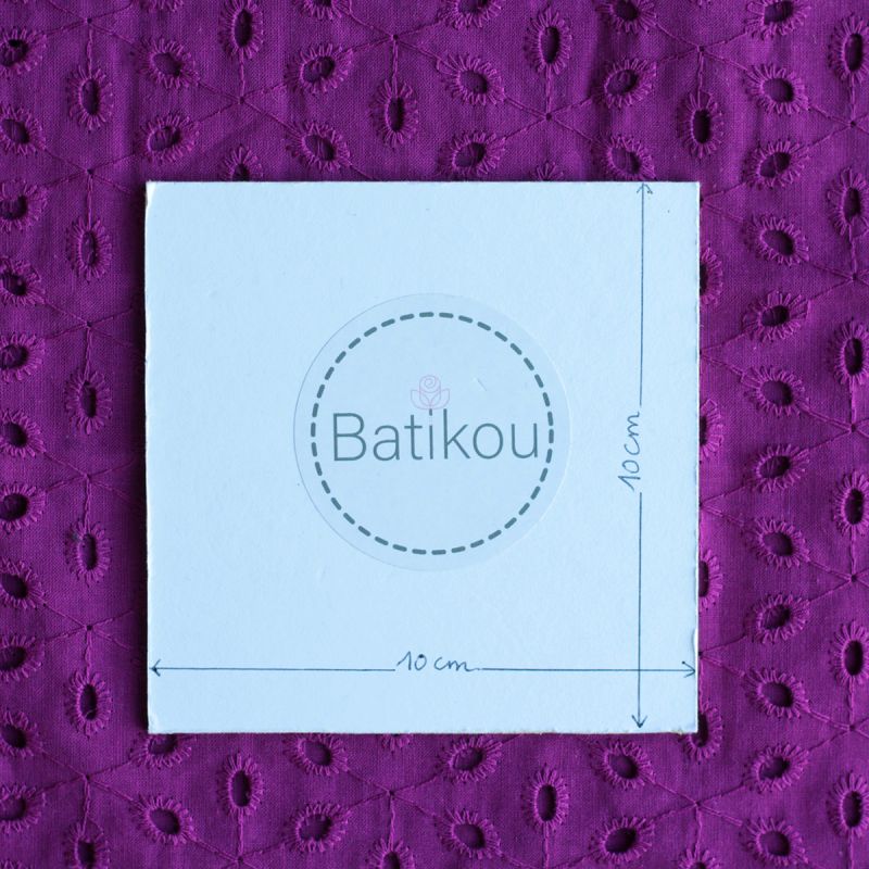 Coton broderie anglaise coloris