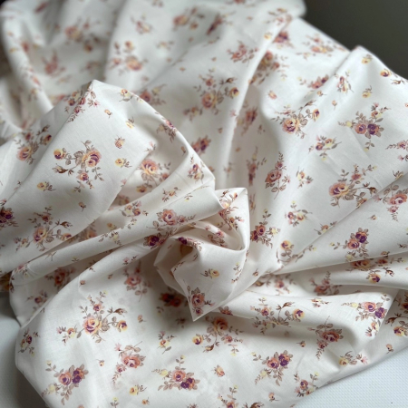 Nina - Batiste de coton Silkyne BIO imprimé exclusif