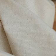 Toile de coton waterproof canvas aspect naturel écru chiné