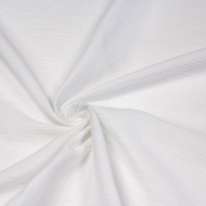 Double gaze de coton BIO unie blanc