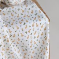 Popeline de coton BIO imprimé Canetons