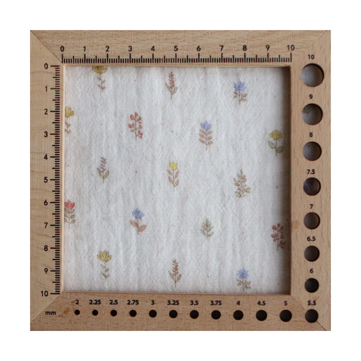 Lyséa - Double gaze de coton motif feuillage et agrumes