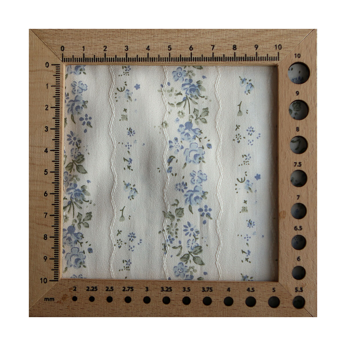 Camille - Tissu coton jacquard fleuri