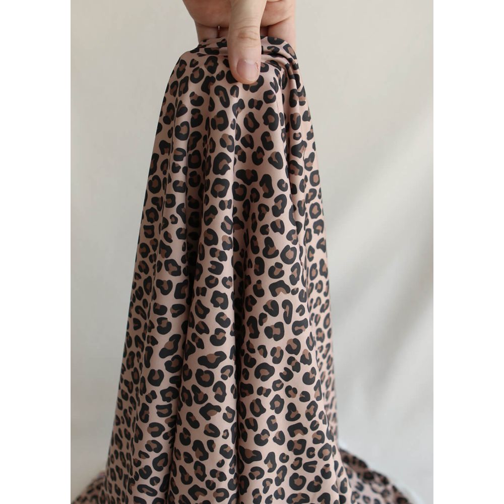 Lea - Tissu Lycra (maillot de bain) UPF50 exclusif graou fond nude