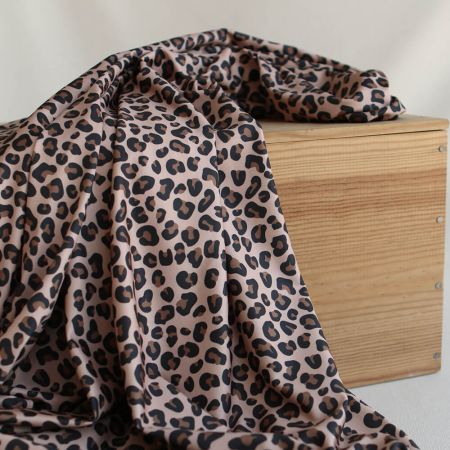 Lea - Tissu Lycra (maillot de bain) UPF50 exclusif graou fond nude