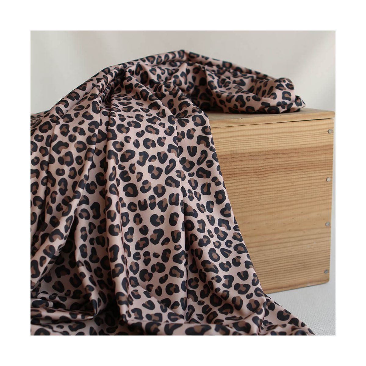 Lea - Tissu Lycra (maillot de bain) UPF50 exclusif graou fond nude