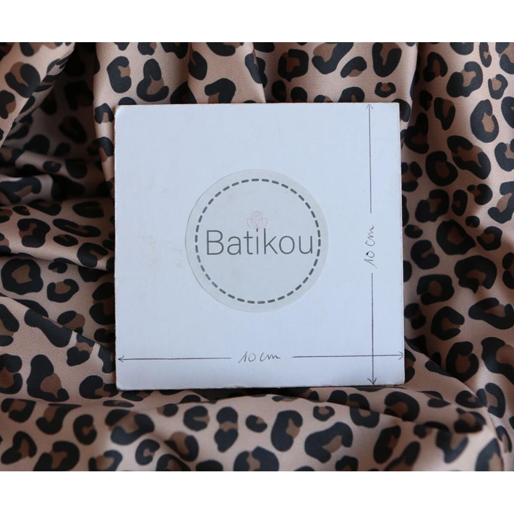 Lea - Tissu Lycra (maillot de bain) UPF50 exclusif graou fond nude