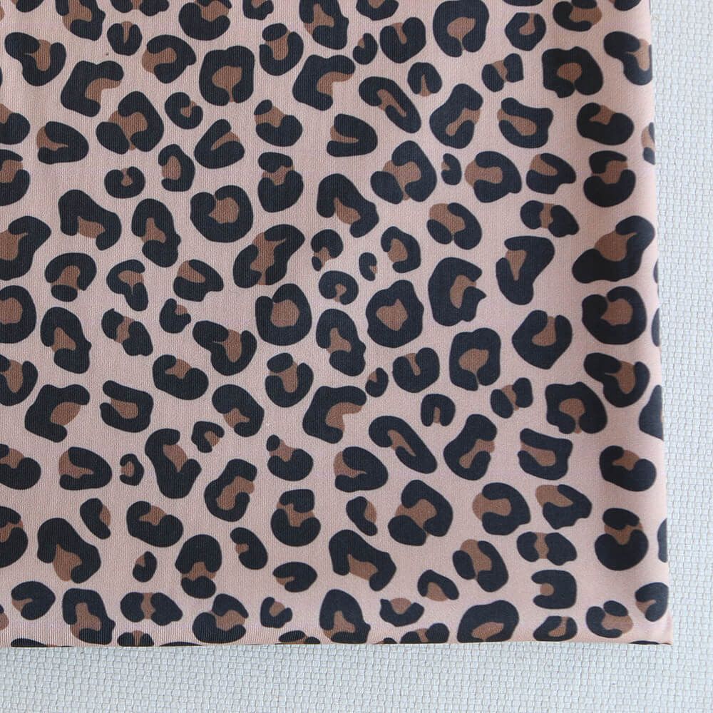 Lea - Tissu Lycra (maillot de bain) UPF50 exclusif graou fond nude