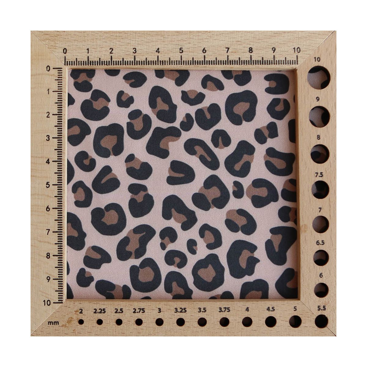 Lea - Tissu Lycra (maillot de bain) UPF50 exclusif graou fond nude