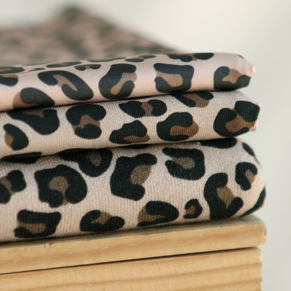 Lea - Tissu Lycra (maillot de bain) UPF50 exclusif graou fond nude