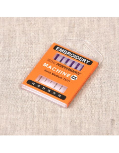 Aiguilles machine universelles titane 75/11 - boîte de 4