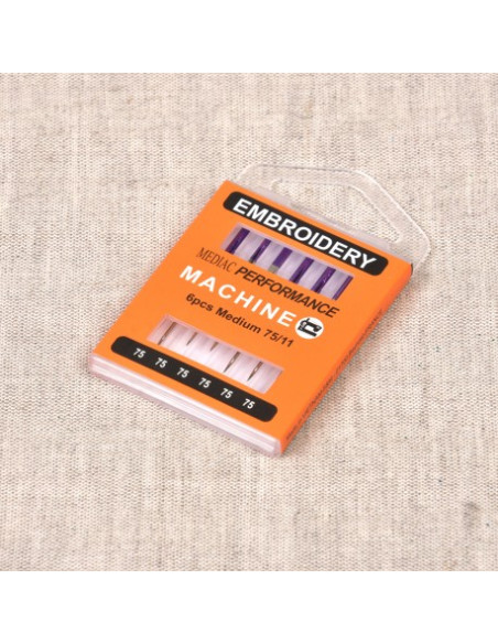 Aiguilles machine universelles titane 75/11 - boîte de 4