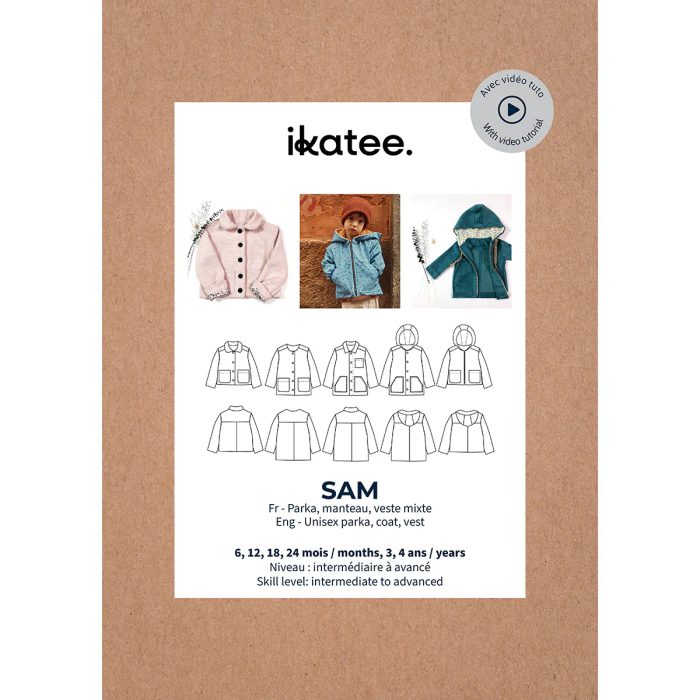 Pochette patron Ikatee SAM 6M-4A