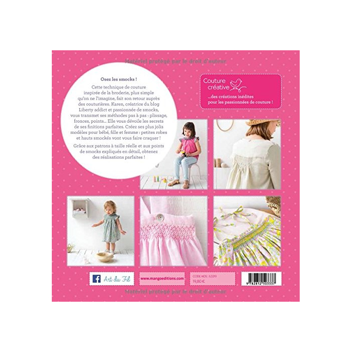 Livre Passion smocks avec patrons